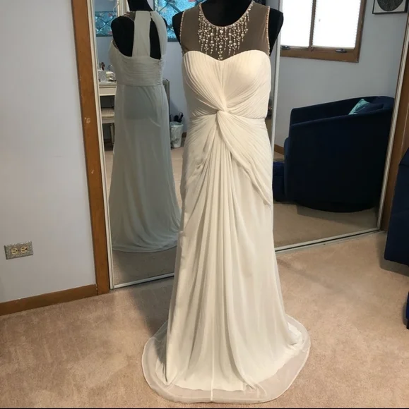 David's bridal dress /gown sz 12 PRICE FIRM - Picture 1 of 14